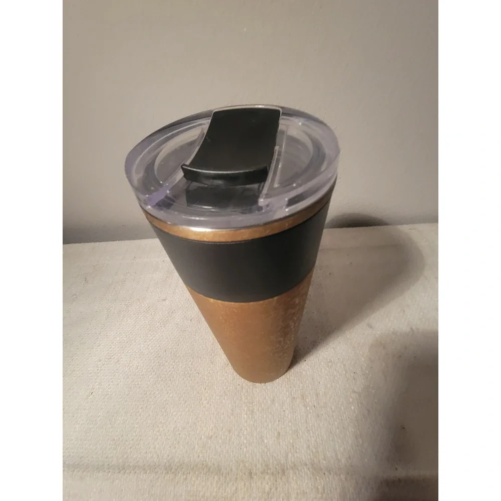 STARBUCKS cracked Gold 16 fl oz tall Coffee Stainless Travel Tumbler Mug 2021